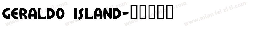 Geraldo Island字体转换